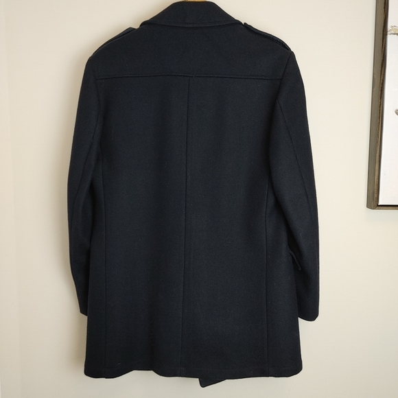 London Fog Maincoats Navy Blue Coat Men's 40 Regular Fleece lined - Picture 9 of 10